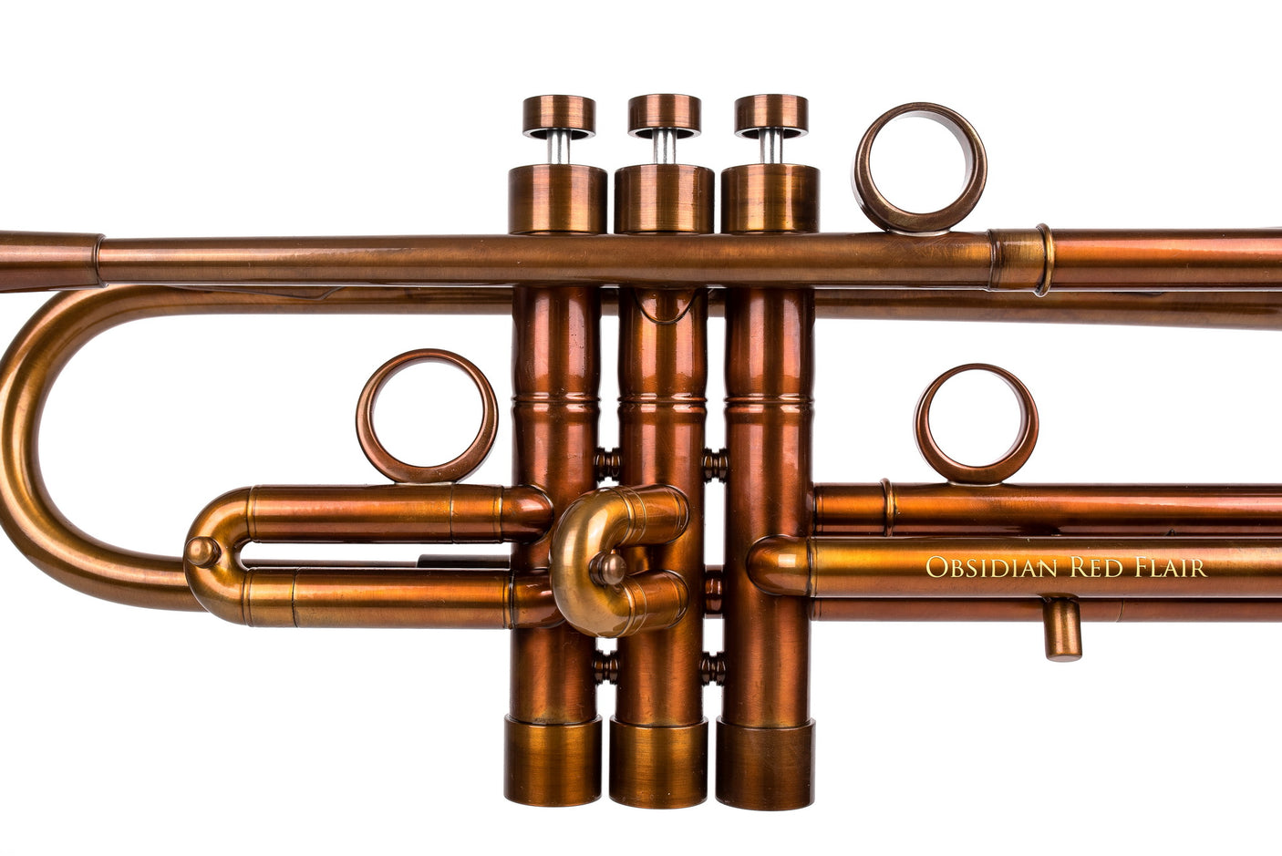 KGUmusic Obsidian Red Flare 135mm Trumpet