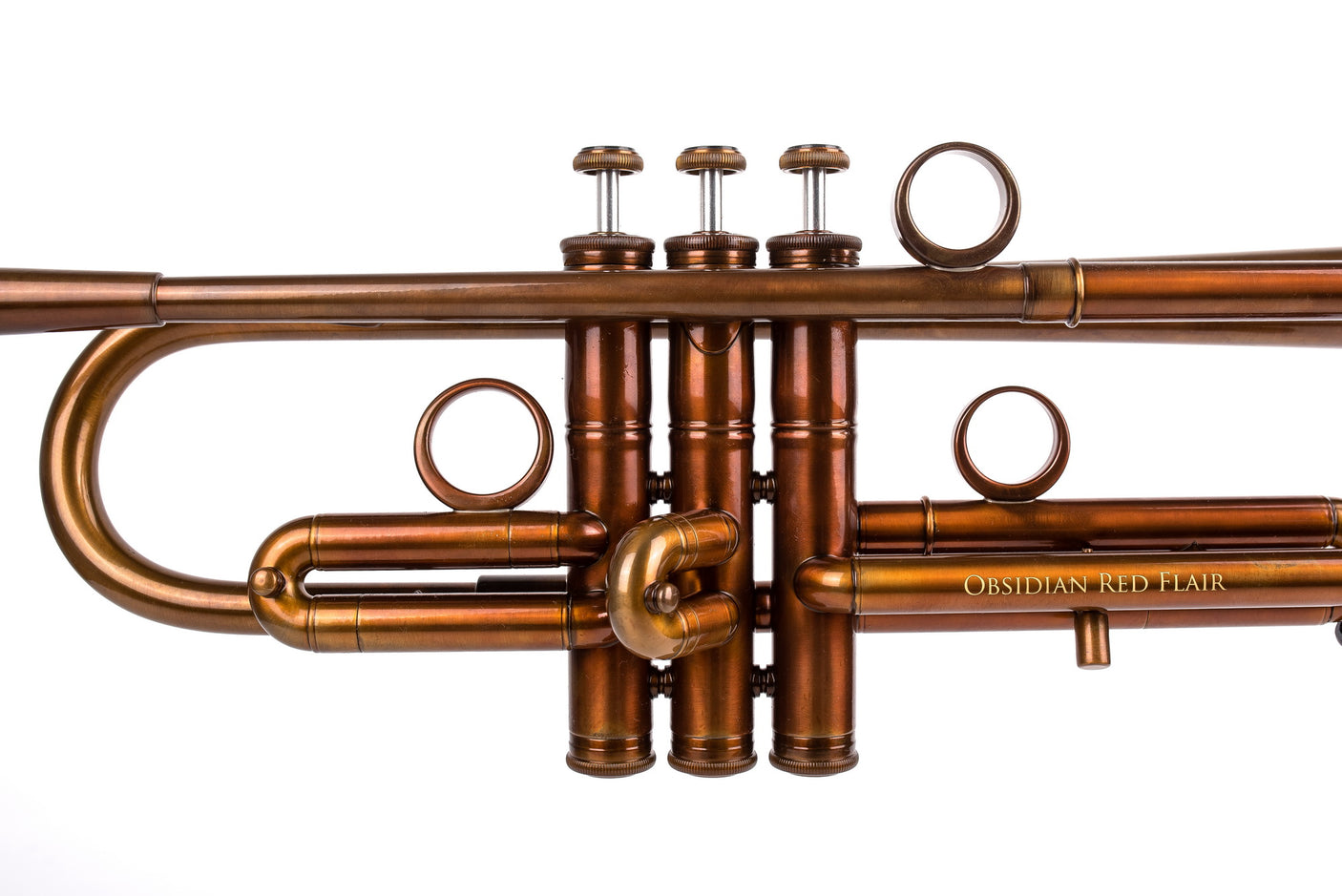 KGUmusic Obsidian Red Flare 135mm Trumpet