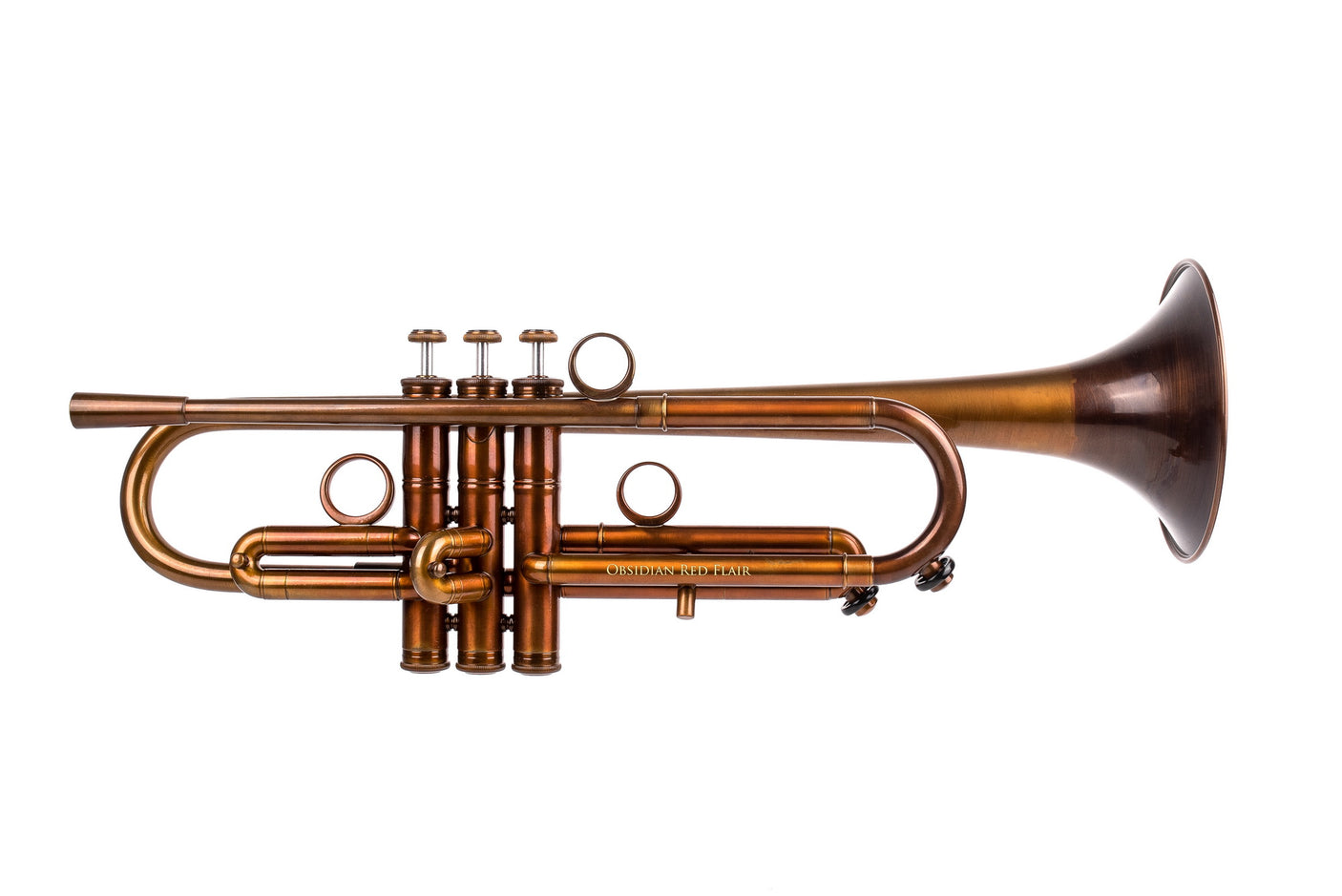 KGUmusic Obsidian Red Flare 135mm Trumpet