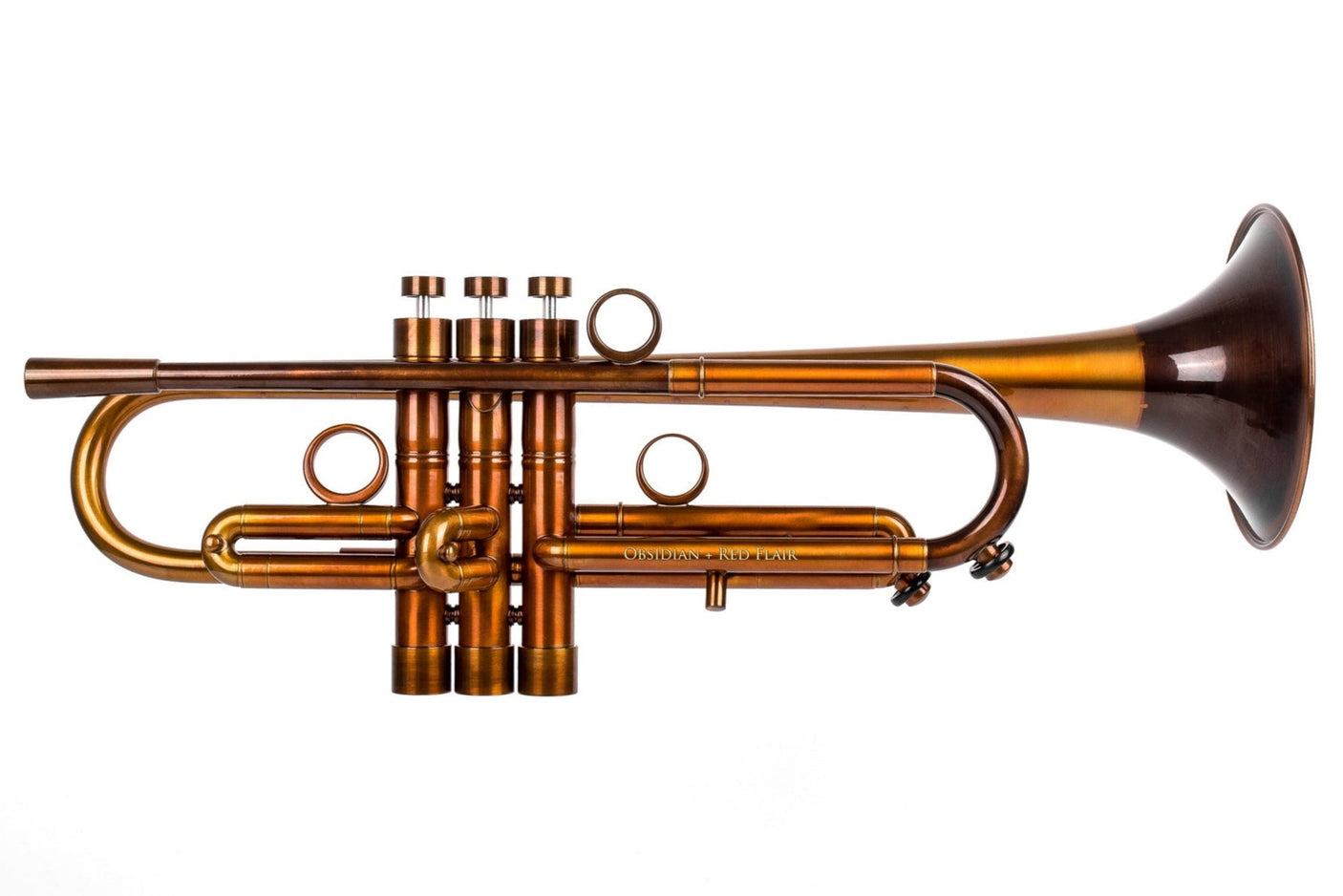 KGUmusic Obsidian+ Red Flare 140mm Trumpet