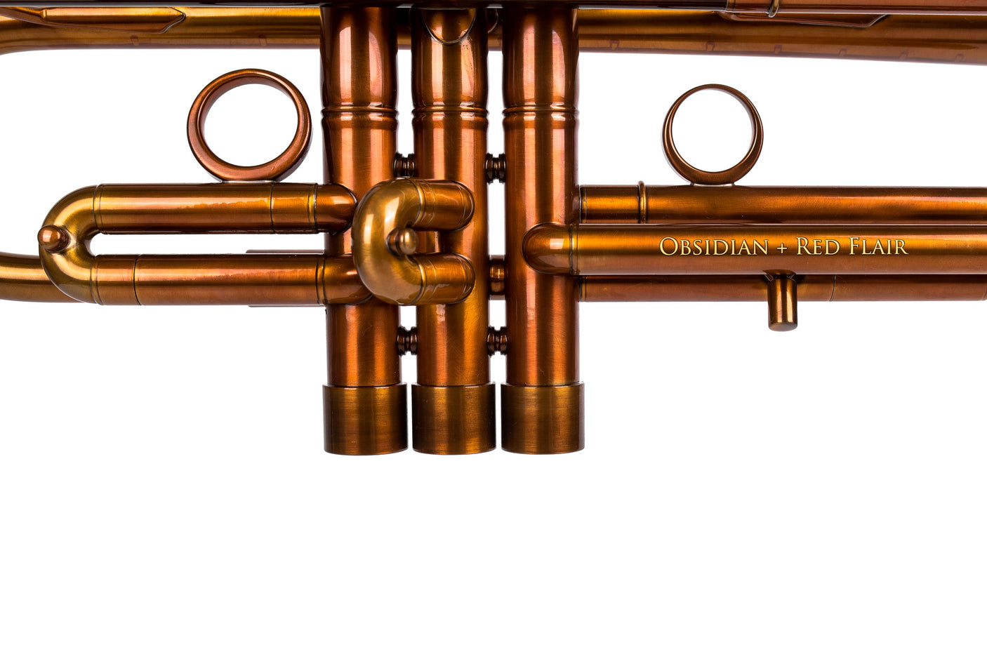 KGUmusic Obsidian+ Red Flare 140mm Trumpet