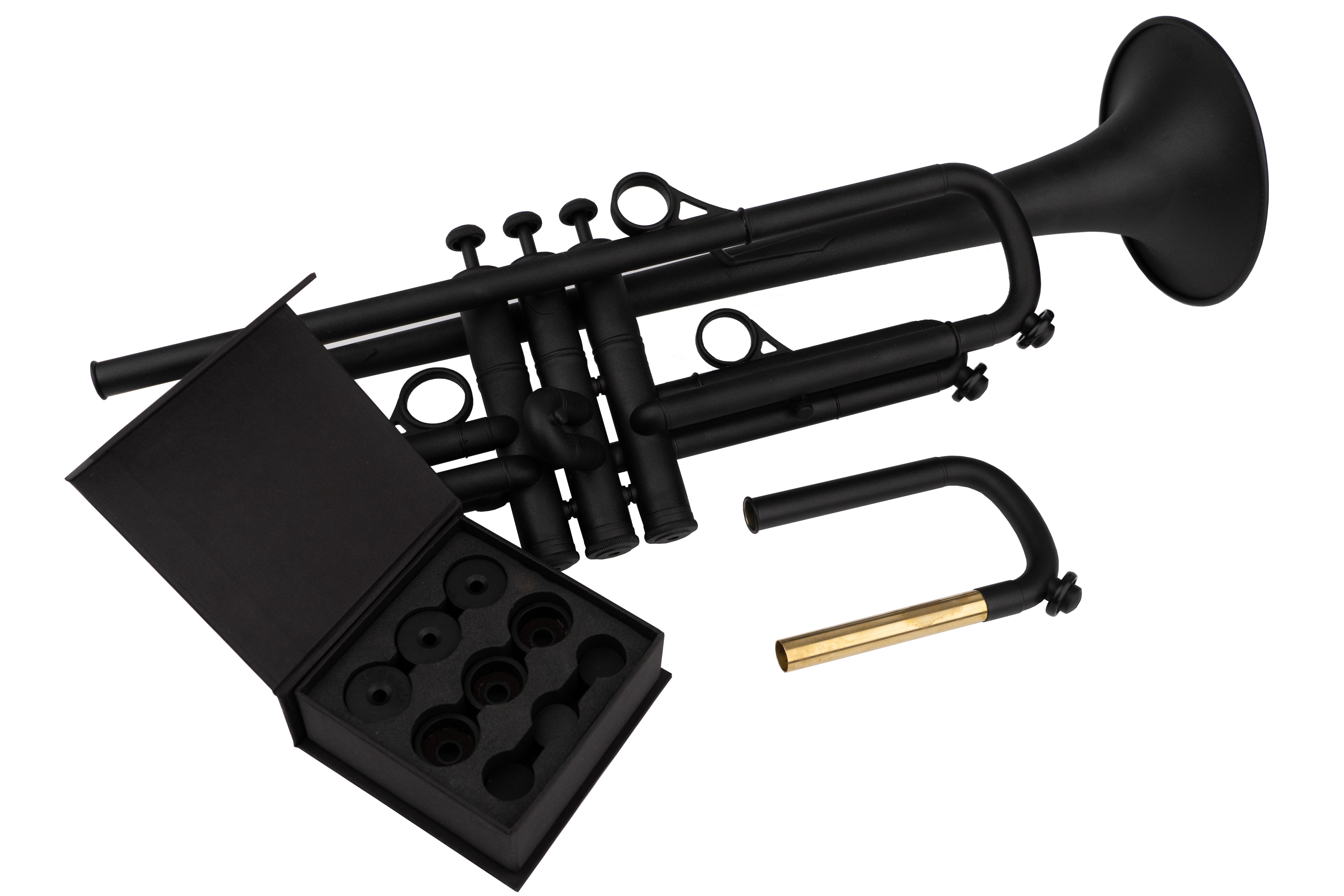 KGUmusic Black RS trumpet with Taylor bell