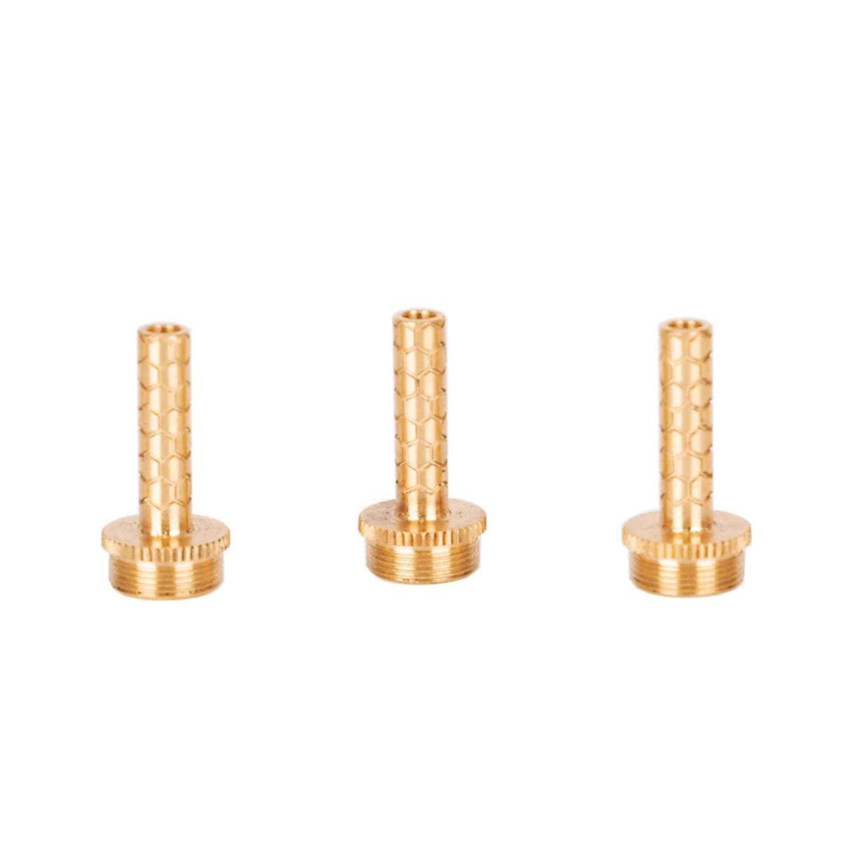 Solid Brass Trumpet Valve Stem with Engraving by KGUmusic set of 3 parts