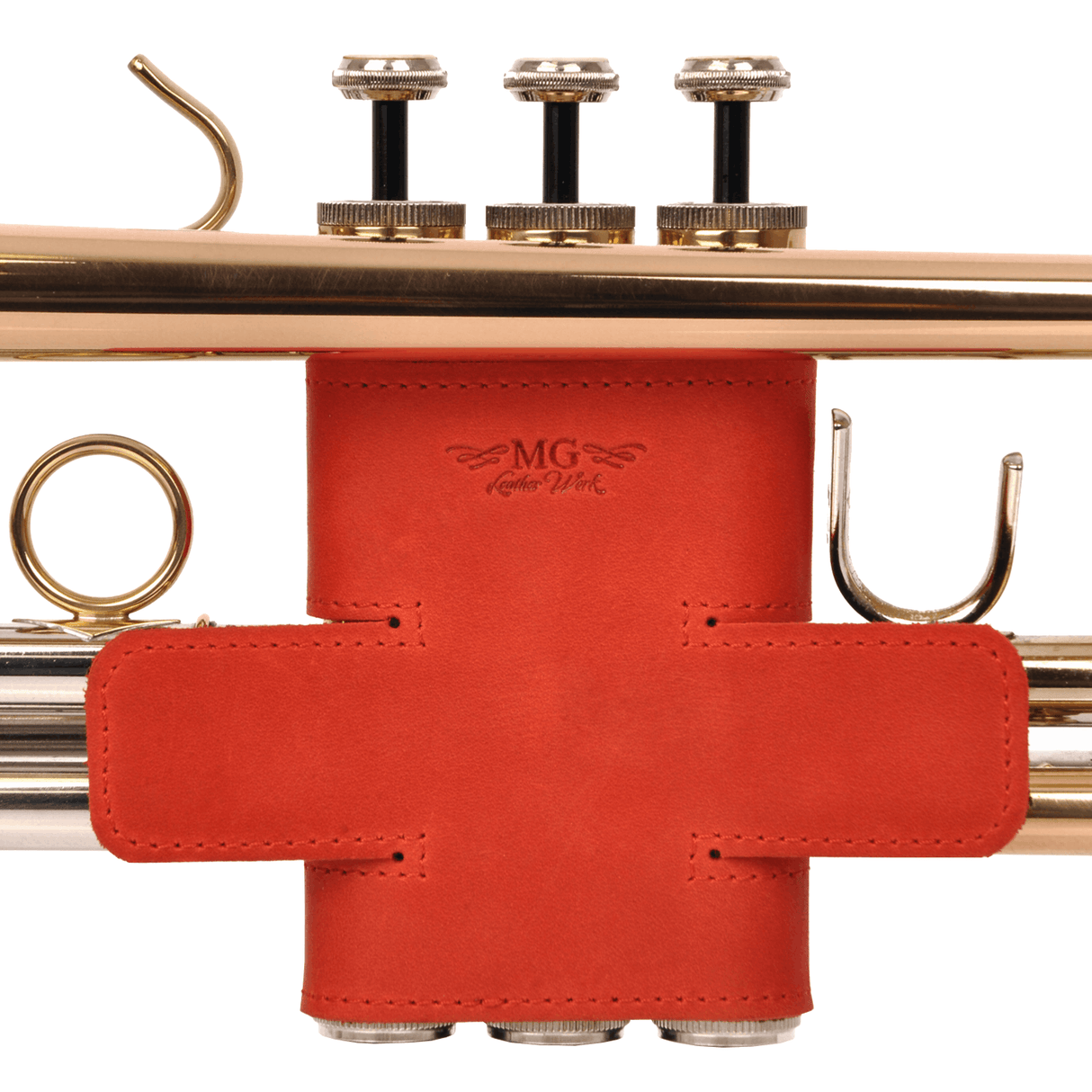Genuine Leather Trumpet Valve Guard | Size L
