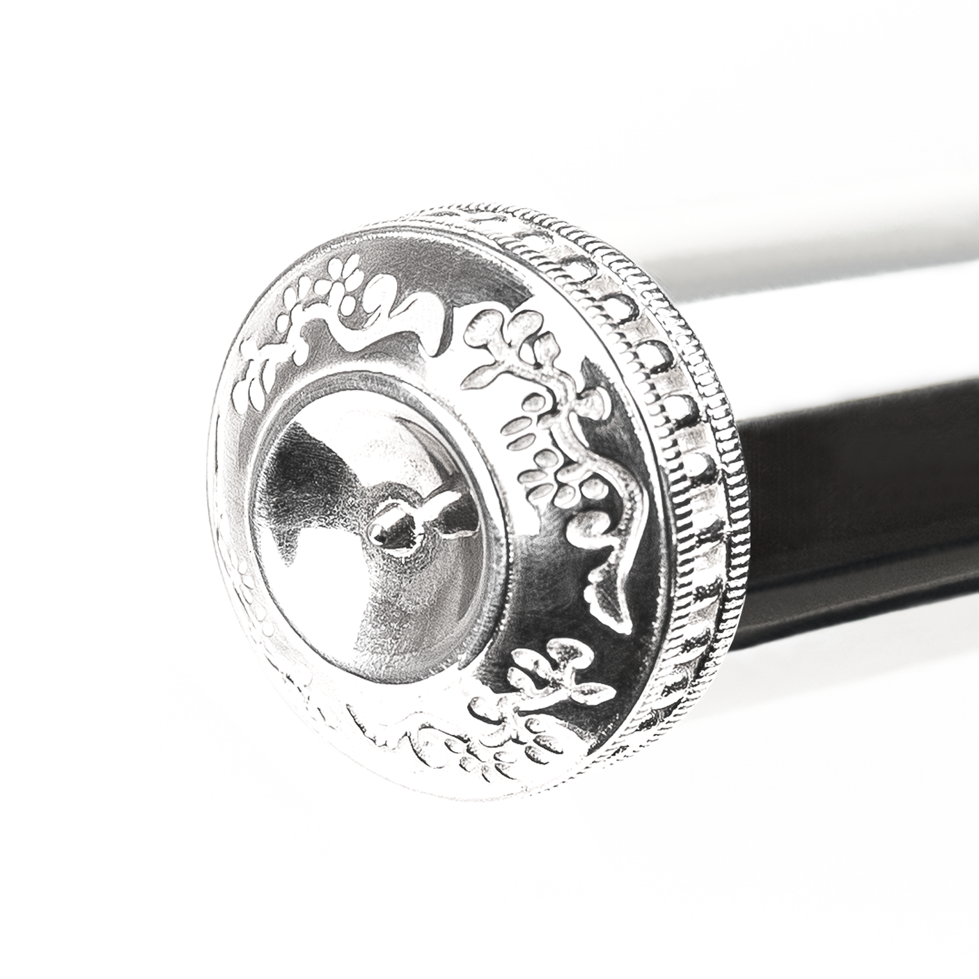 Leaf Series Crown for Flute | Light Silver | KGUmusic