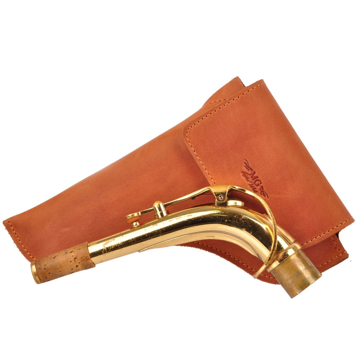 Neck Pouch for Alto/Tenor Saxophone | Genuine leather