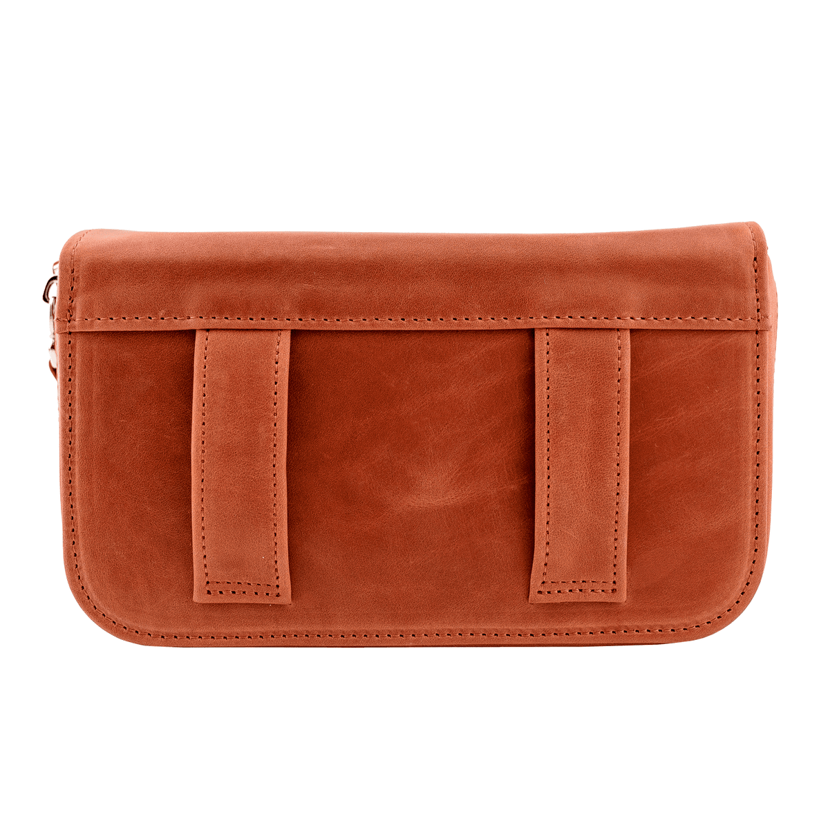 Protective pouch in Crazy Horse leather for trumpet and cornet mouthpieces.