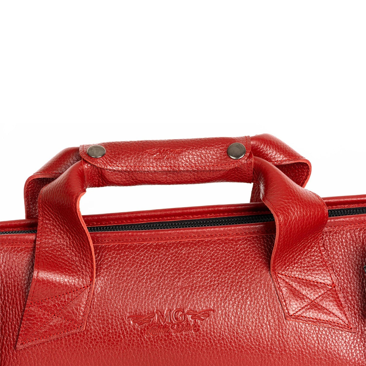 Gig Bag for Straight Soprano Saxophone | Genuine "Flotar" Leather