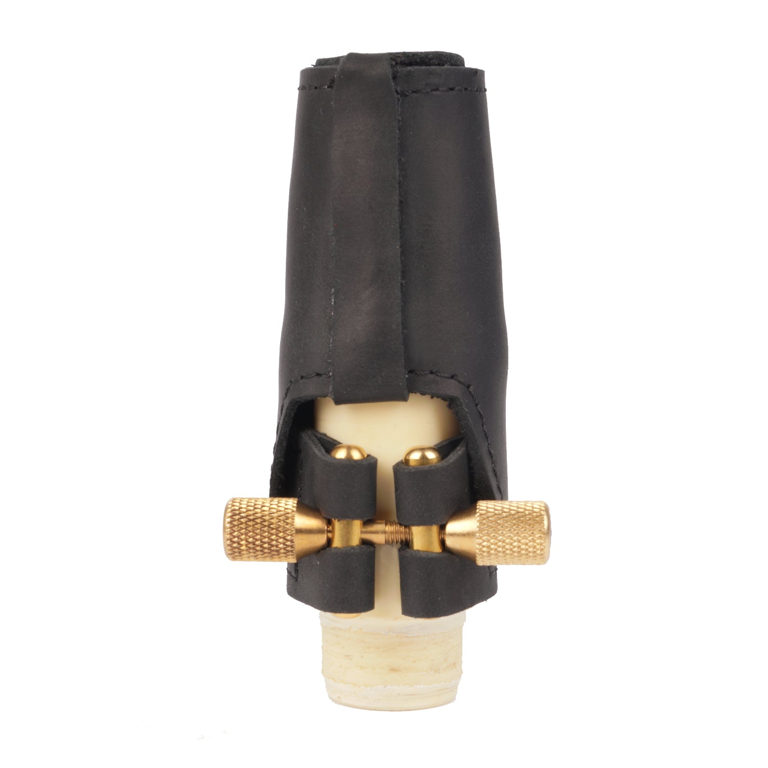 Leather Ligature & Cap for Alto Saxophone Mouthpiece | KGUmusic