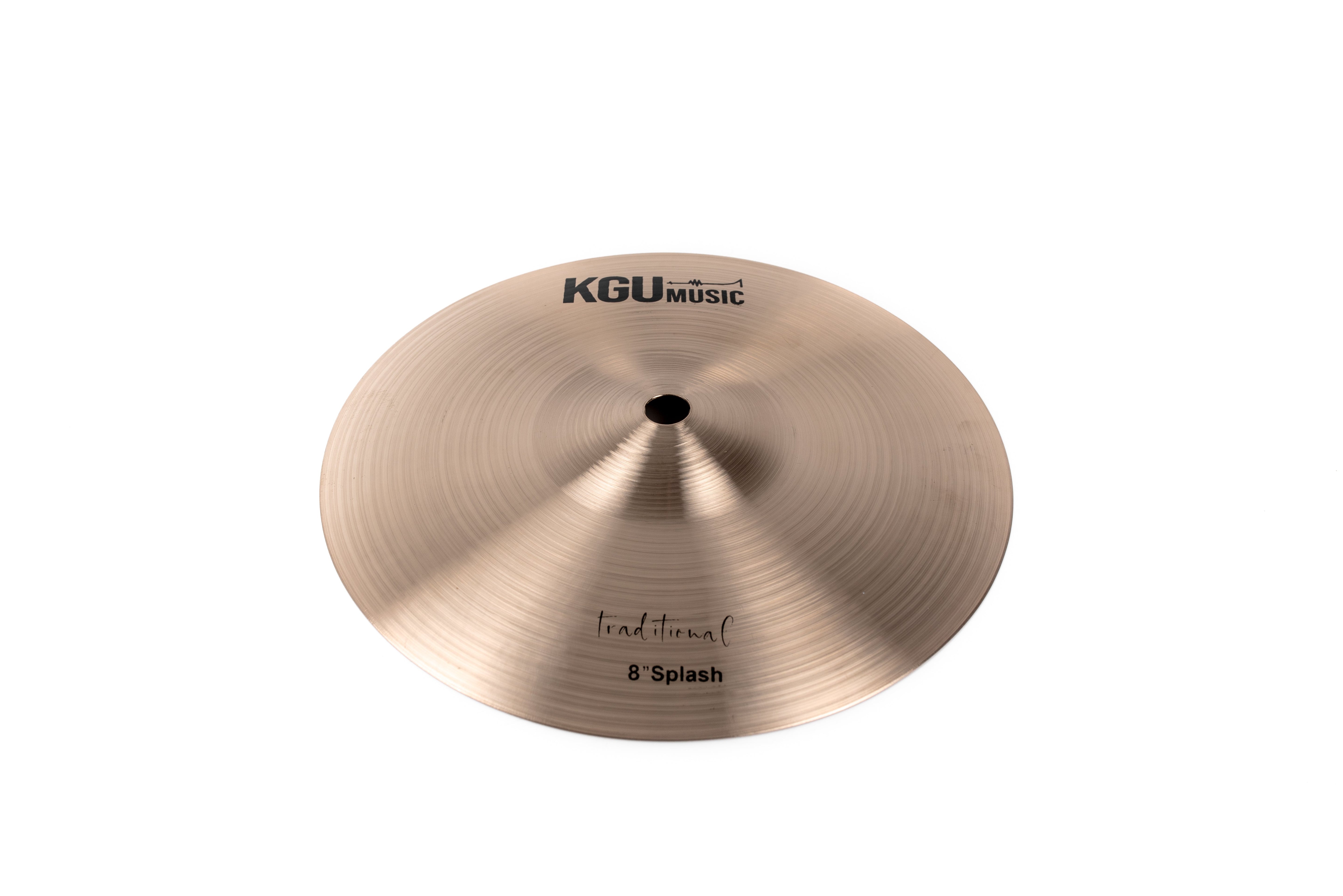 The Splash 8 cymbal from the KGUmusic Traditional Series