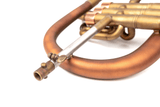 Close-up of the leadpipe on KGUmusic-Taylor collaboration flugelhorn.