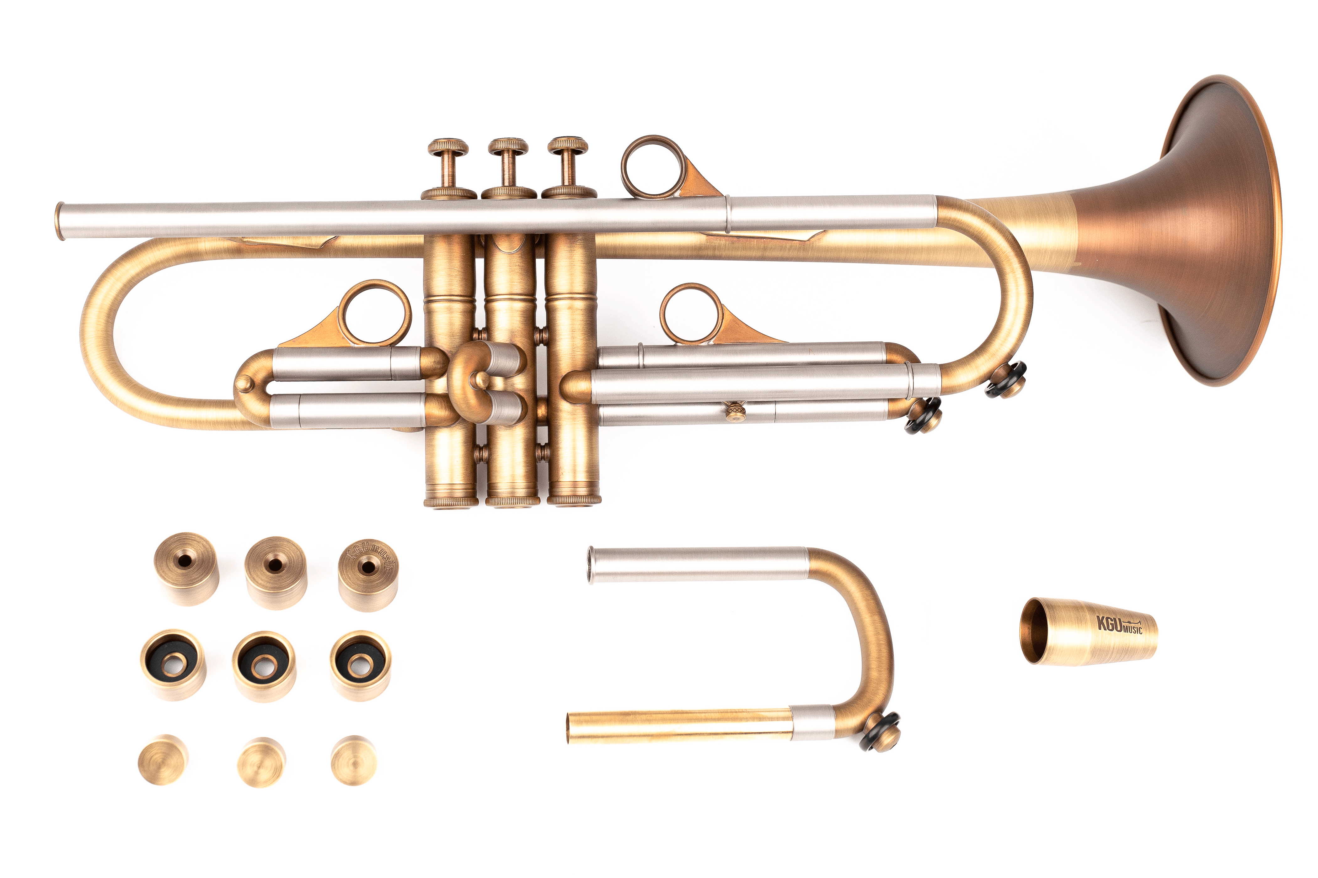 KGUMUSIC RS TRUMPET WITH TAYLOR BELL (brass+red brass)