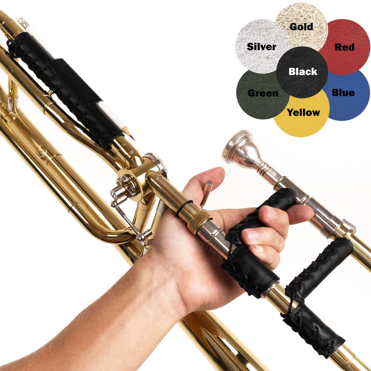 Trombone Hand and Neck Guard | MG Leather Work