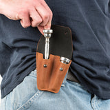 Trumpet Mouthpiece Leather Pouch. MG Leather Work