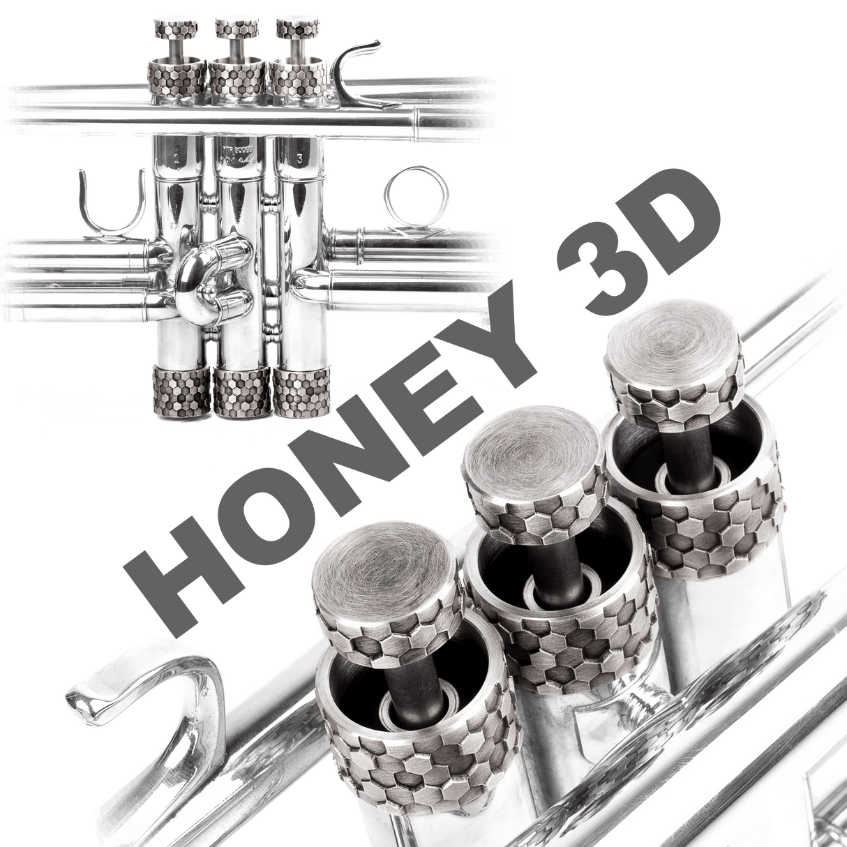 Trumpet Honey 3D ARTISTIC series Trim Kit. KGUmusic