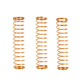 Set of 3 KGUmusic bronze trumpet valve springs ensuring smooth valve operation.