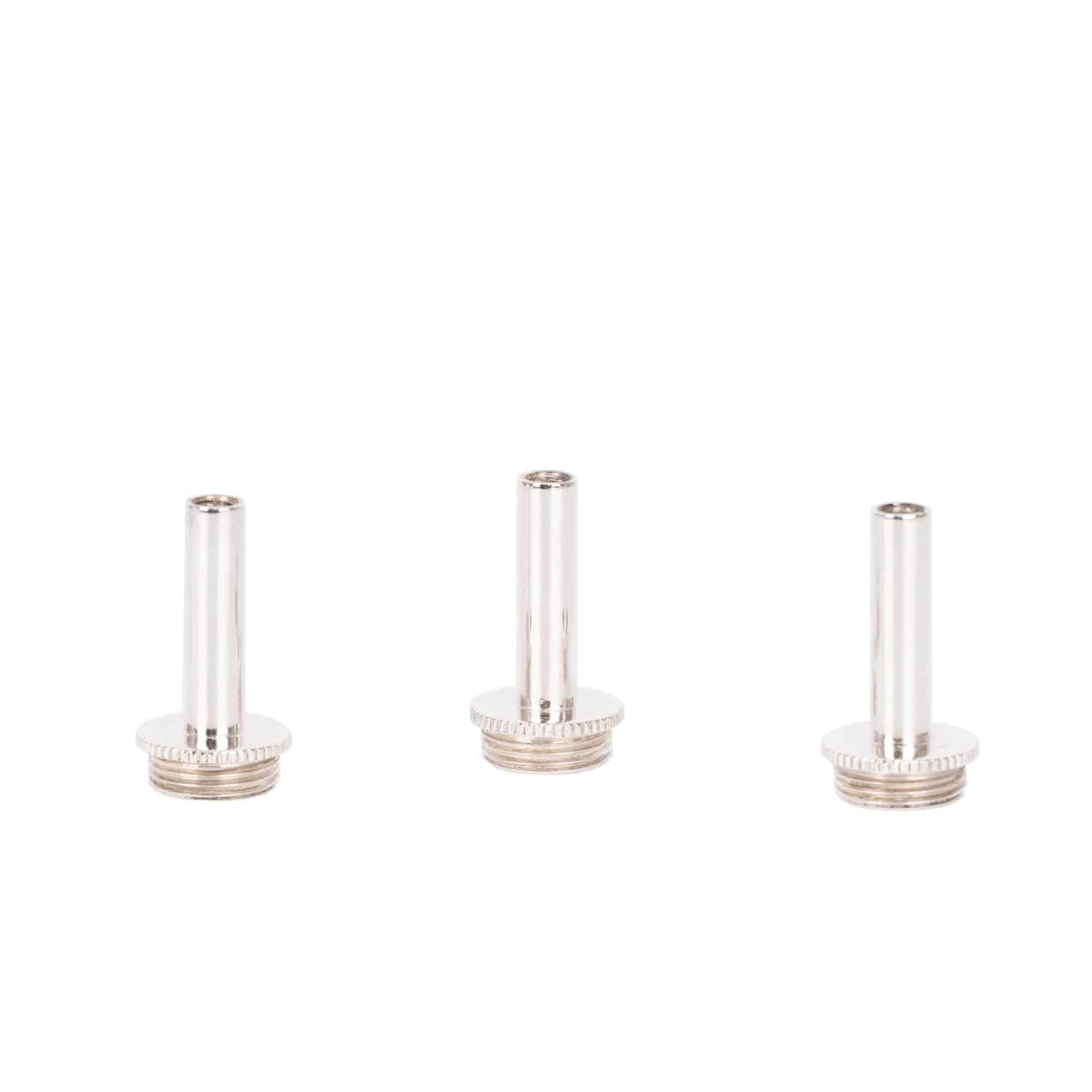 KGUmusic solid brass trumpet valve stems for trumpet. Silver plated.