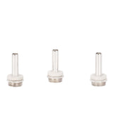 Silver plated KGUmusic solid brass trumpet valve stems for trumpet. 