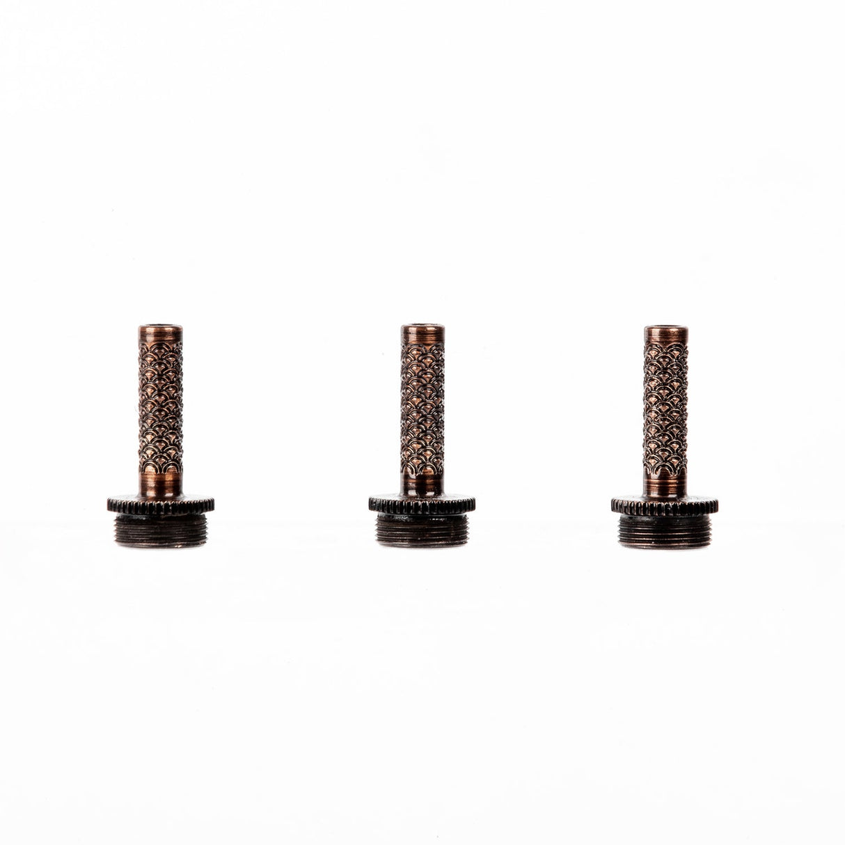 Solid Brass Trumpet Valve Stem with Engraving by KGUmusic set of 3 parts