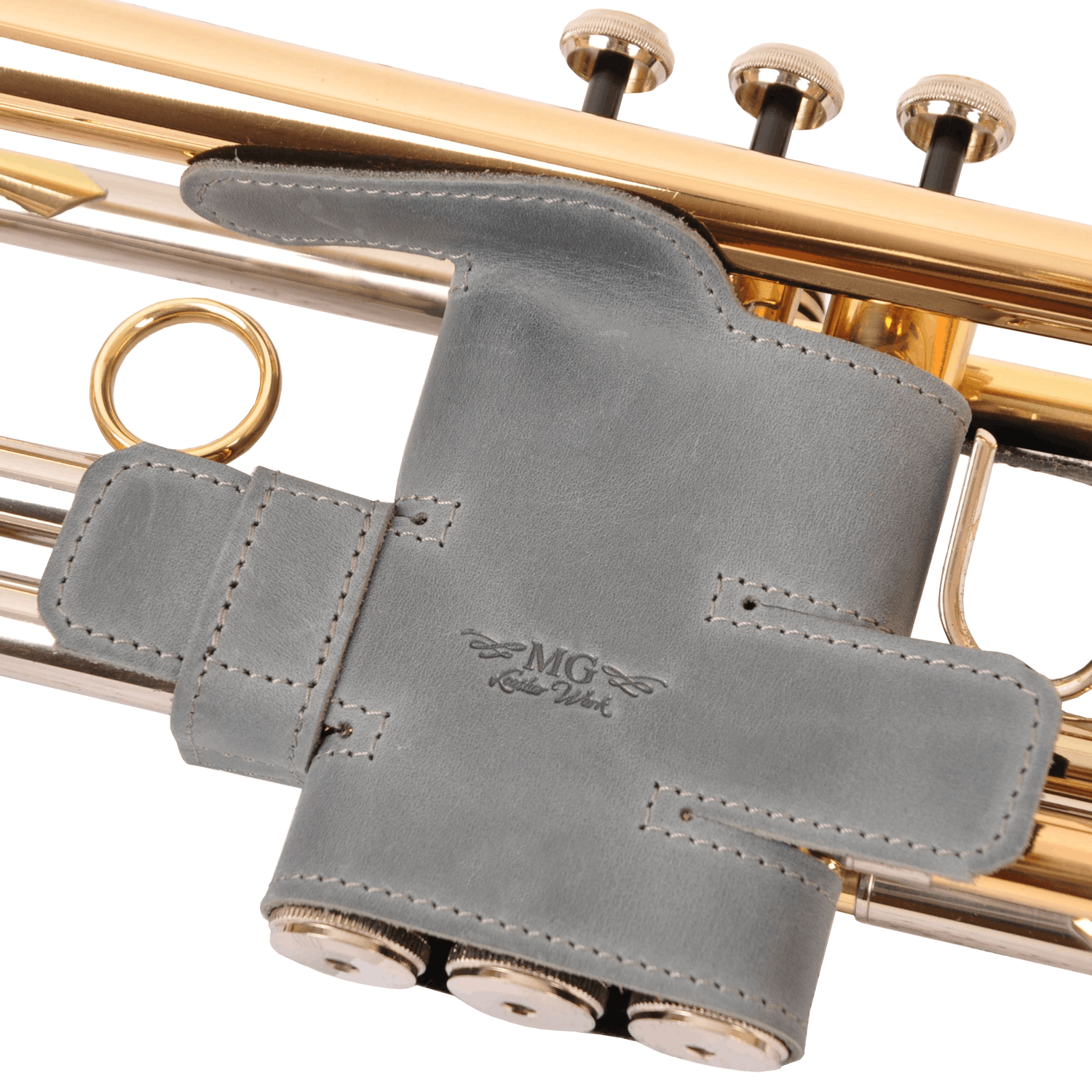 Genuine Leather Trumpet Valve Guard | Size XL