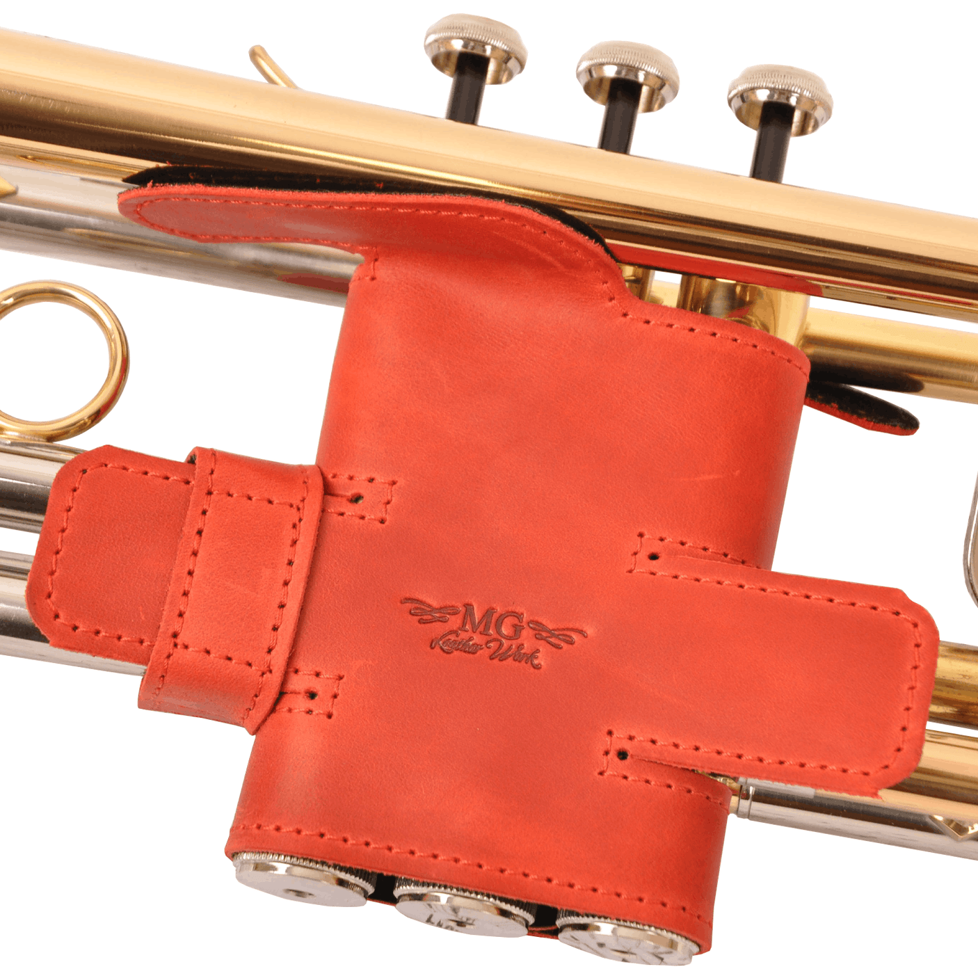 Genuine Leather Trumpet Valve Guard | Size XL