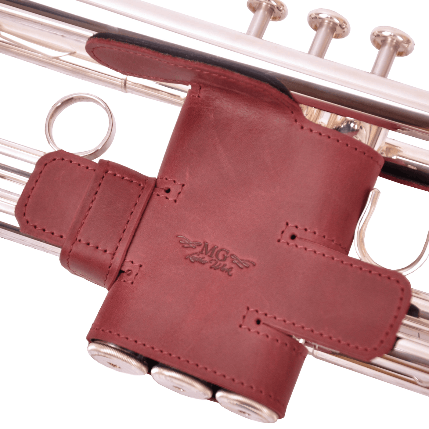 Genuine Leather Trumpet Valve Guard | Size XL