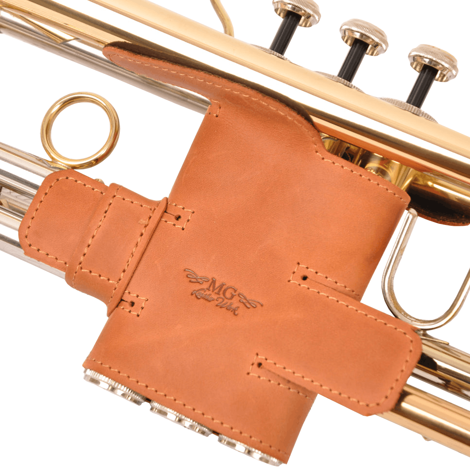 Genuine Leather Trumpet Valve Guard | Size XL