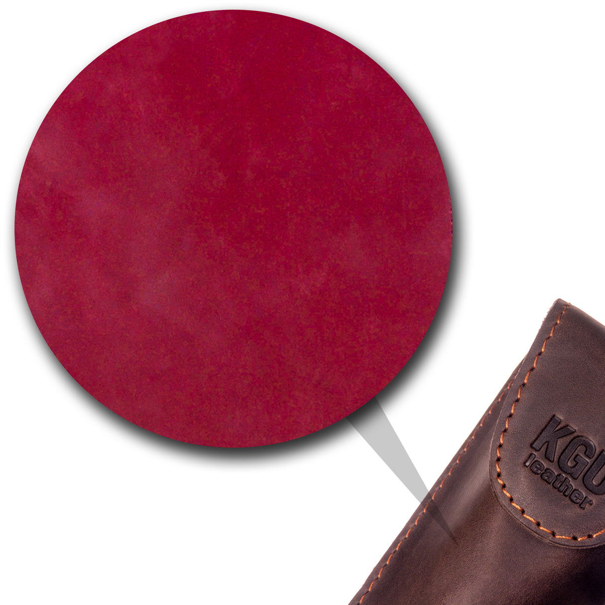 Leather pouch for Trombone / Euphonium Mouthpiece | 3 Models | KGUmusic