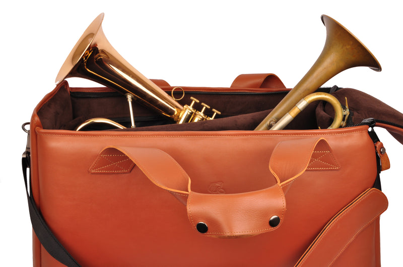 Gig bag for two or three Trumpet/Flugelhorn ▪ Detroit Leather