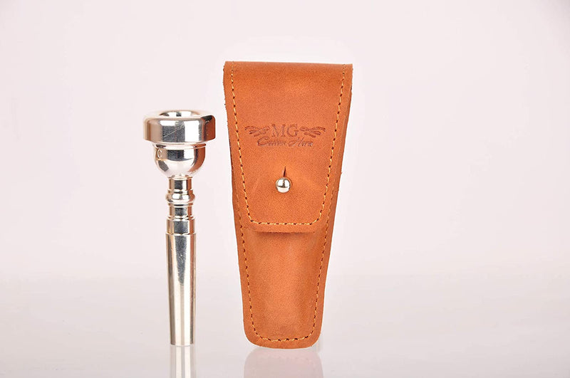 Trumpet Mouthpiece Leather Pouch MG Leather Work