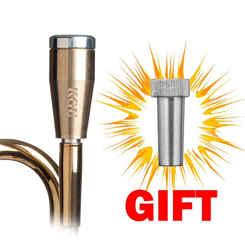 Classic Trumpet Mouthpiece Booster Raw Brass (T.A.F. GIFT)