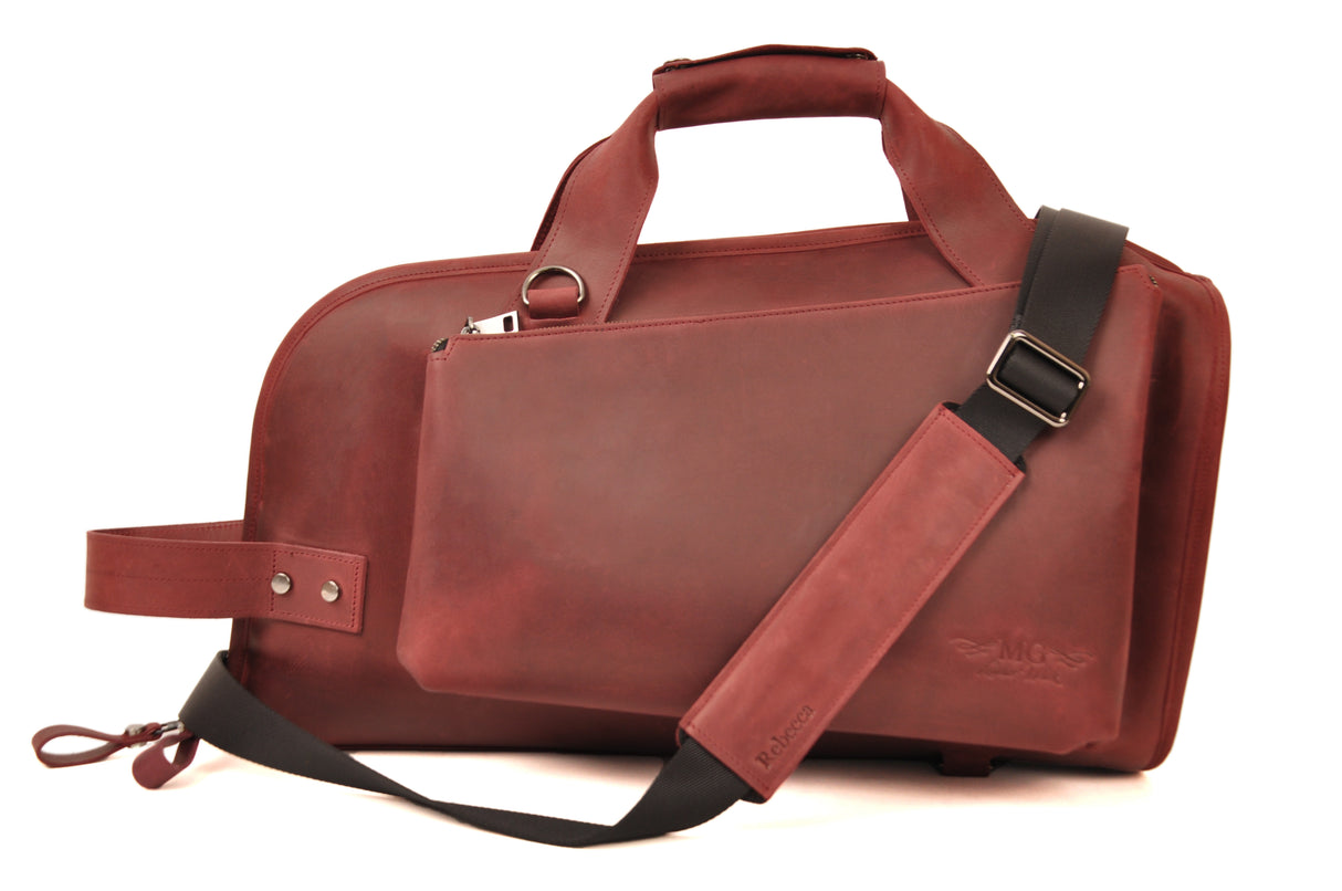 Gig Bag/Case for Flugelhorn ▪ Crazy Horse Leather