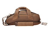 Gig Bag for Curved Soprano saxophone | Genuine leather "Crazy Horse"