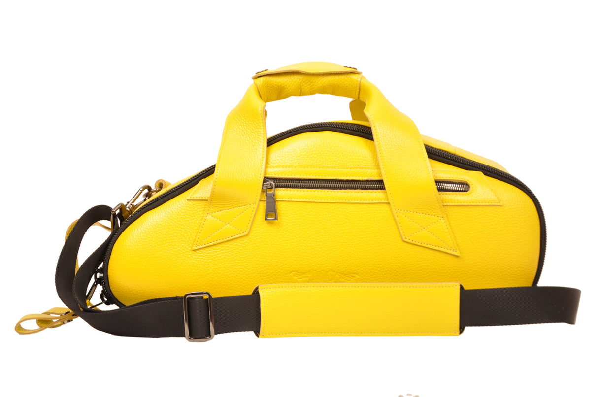 Gig Bag for Curved Soprano saxophone | Genuine leather "Flotar"