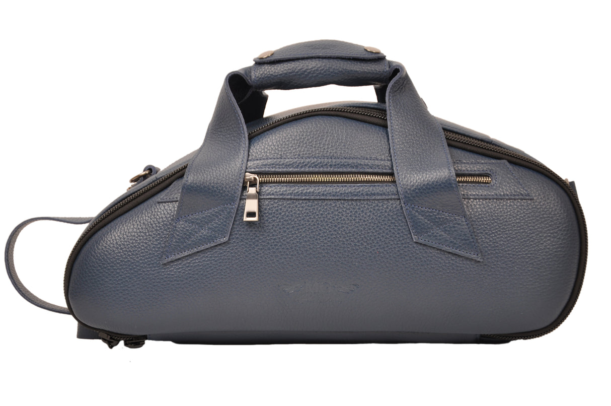 Gig Bag for Curved Soprano saxophone | Genuine leather "Flotar"