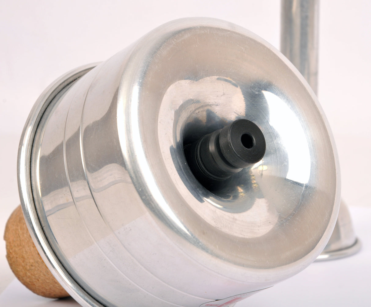 Trumpet muteness adapter for quiet practice (mute not included)