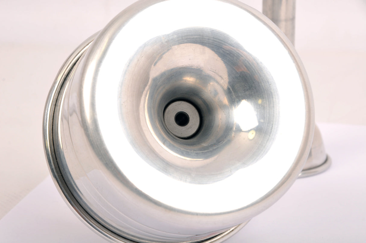 Trumpet muteness adapter for quiet practice (mute not included)