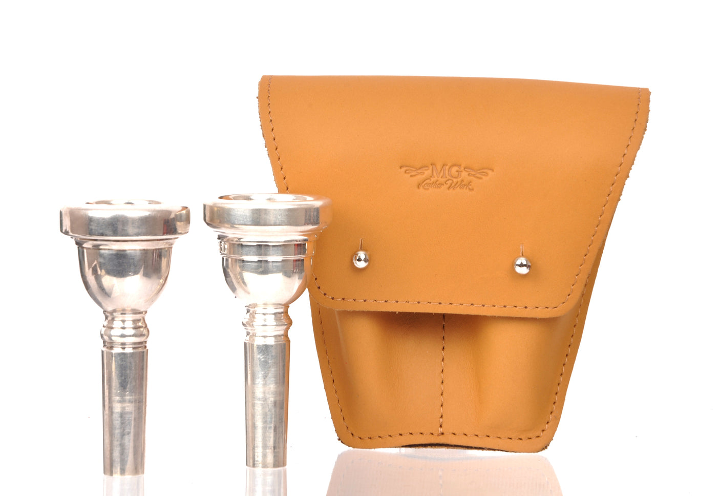 Leather Pouch for 1, 2 or 3 Trombone / Euphonium Mouthpieces