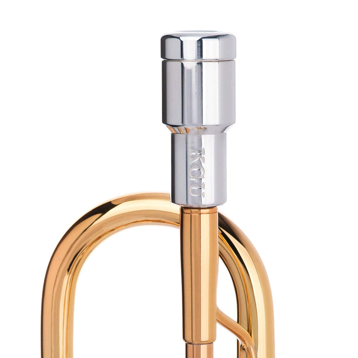 KGUmusic Trumpet Mouthpiece Booster Silver