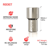 KGUmusic Rocket Trumpet Mouthpiece Booster Silver Plated