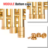 Trumpet MODULE Bottom Valve Caps. KGUmusic