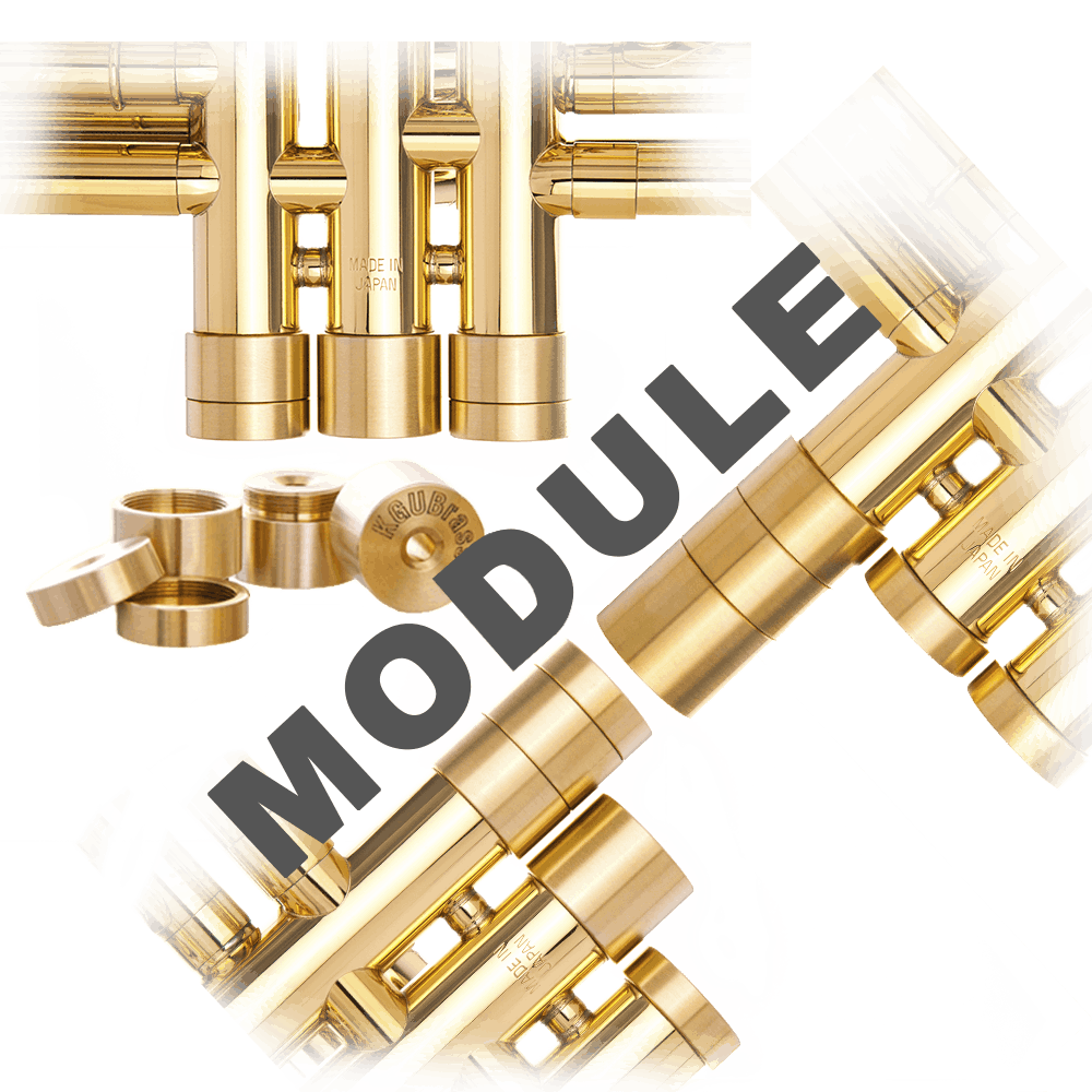 Trumpet MODULE Bottom Valve Caps. KGUmusic