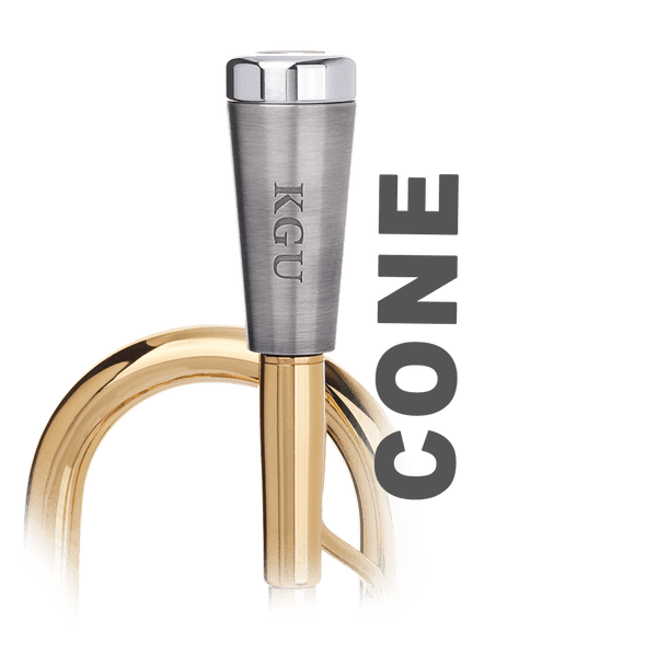CONE Trumpet Mouthpiece Booster Silver Brushed (KGUmusic Valve Guard Gift)