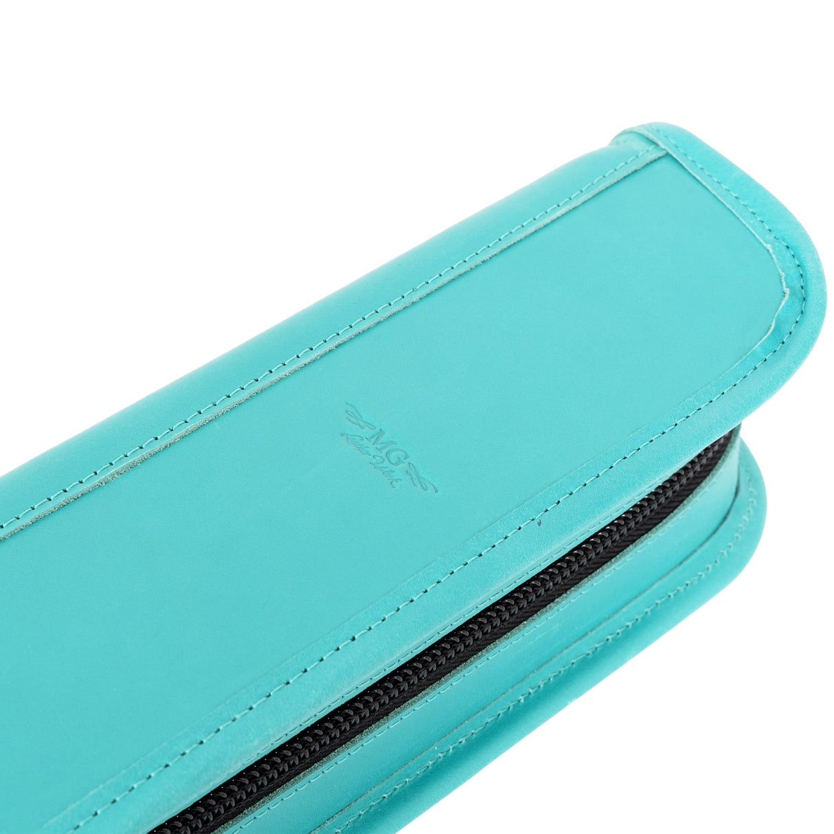 Genuine leather case for two Double Bass bows