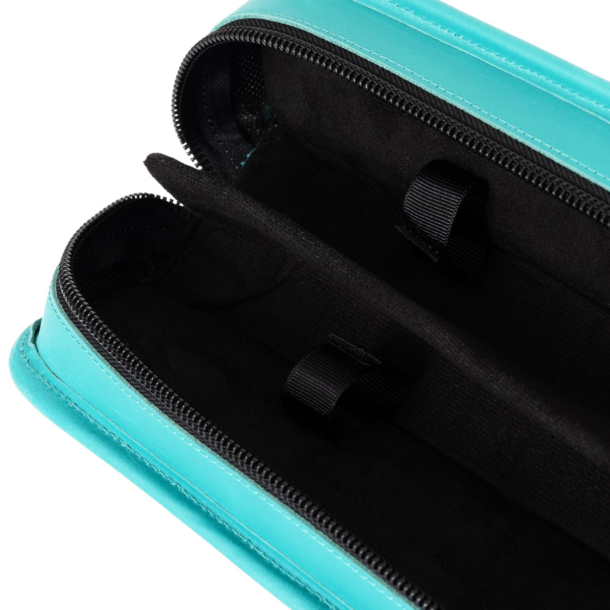 Genuine leather case for two Double Bass bows