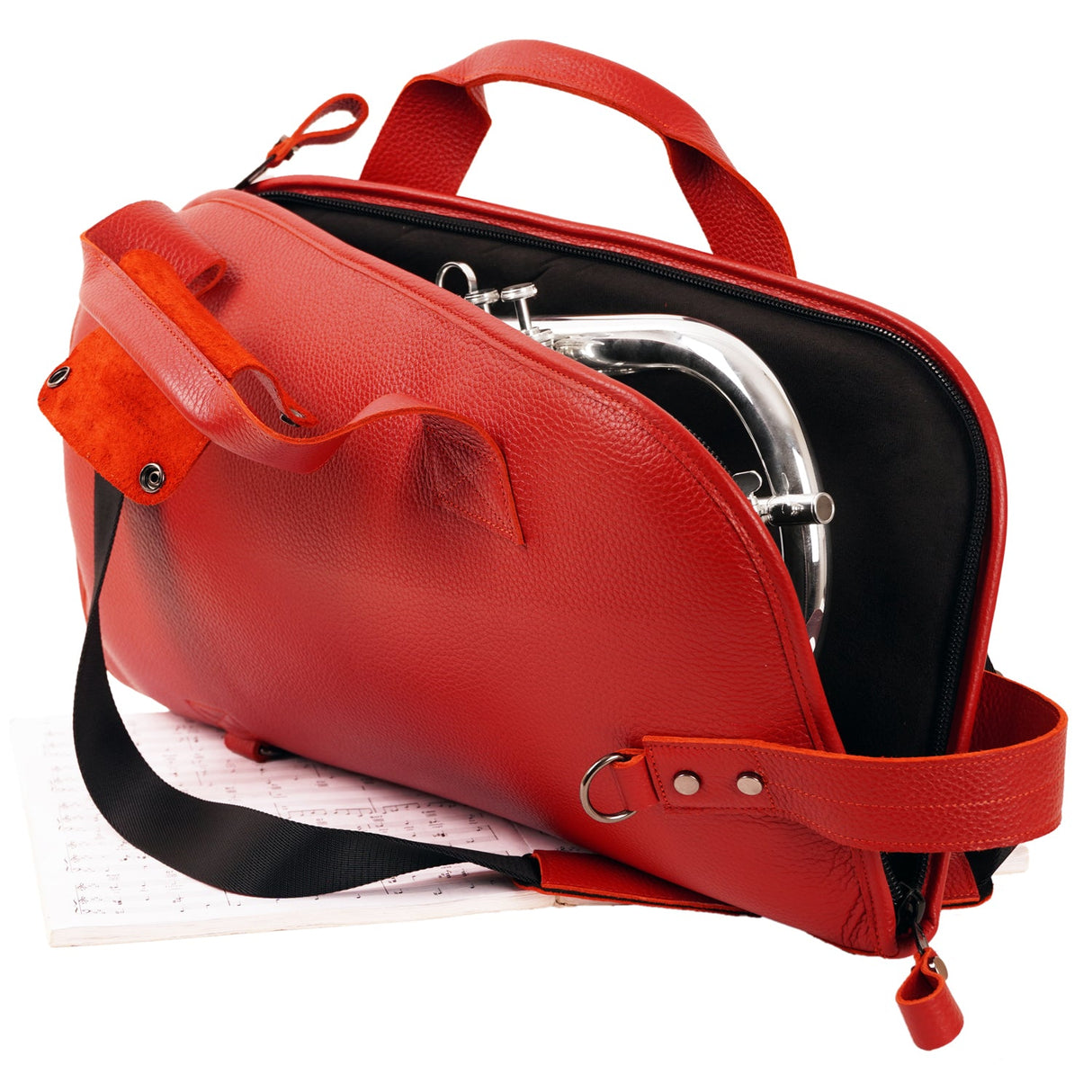 Flugelhorn Gig Bag. Flotar Leather