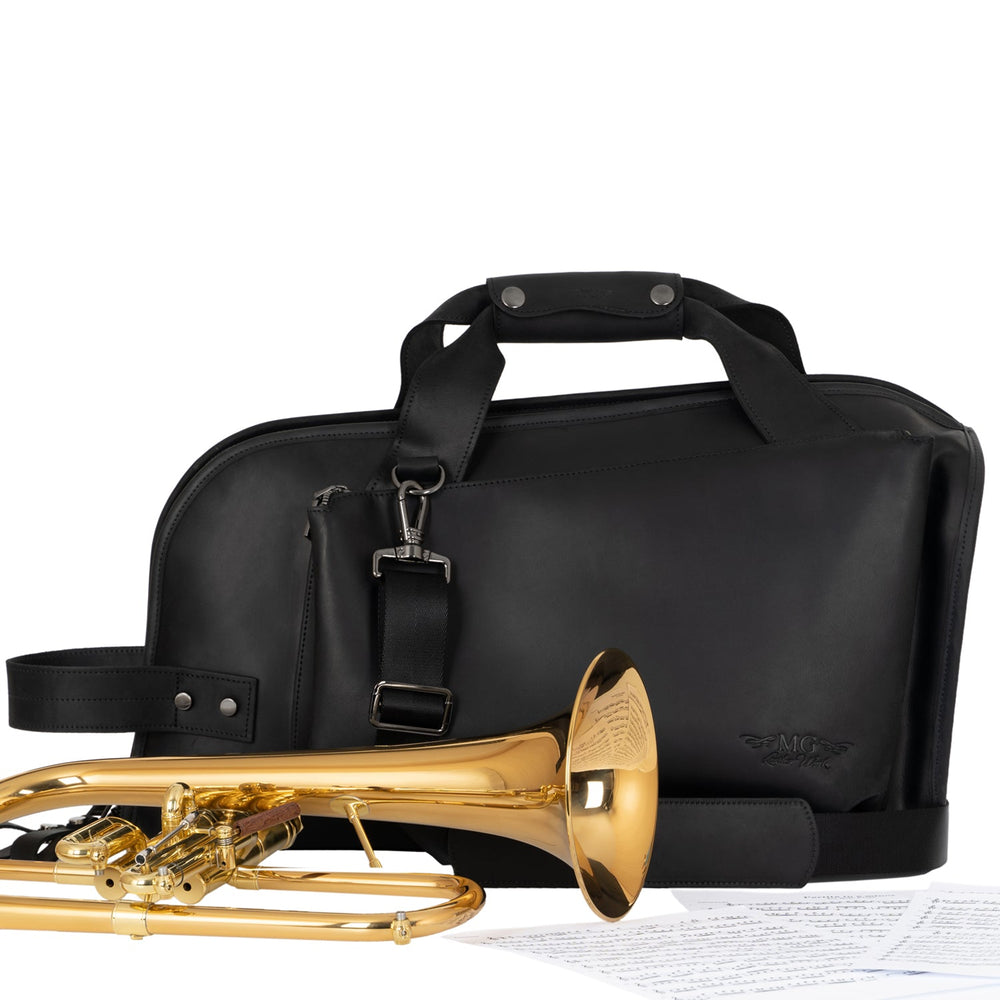 Gig Bag/Case for Flugelhorn ▪ Crazy Horse Leather