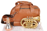 Pocket Trumpet leather Gig Bag