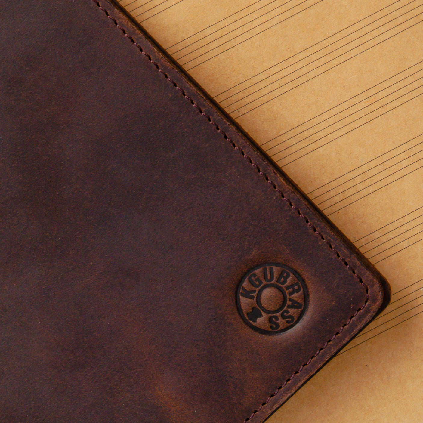 Music NoteBook with Leather Cover | KGUmusic