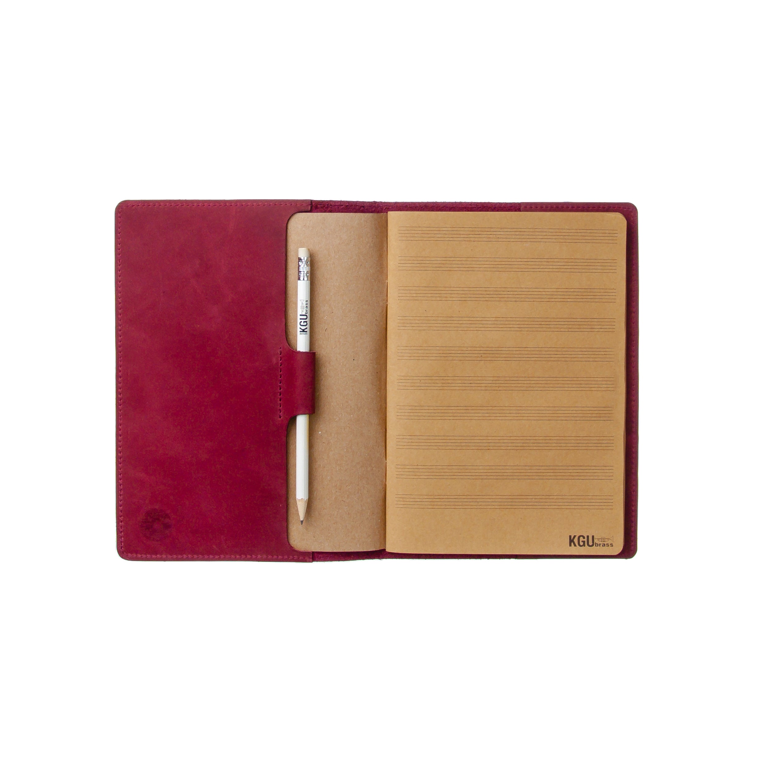 Music NoteBook with Leather Cover | KGUmusic